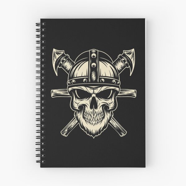Item preview, American Traditional Vikings Skeleton Tattoo designed and sold by Goku Creations.