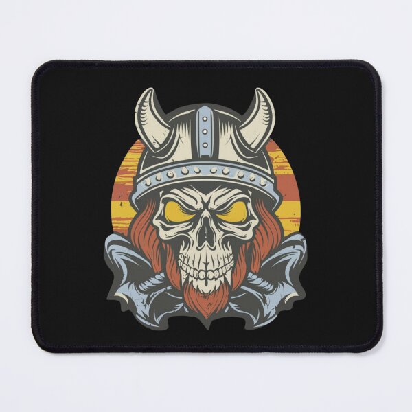 Item preview, American Traditional Vikings Skeleton Tattoo designed and sold by Goku Creations.