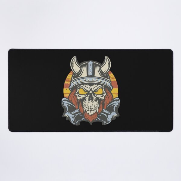 Item preview, American Traditional Vikings Skeleton Tattoo designed and sold by Goku Creations.