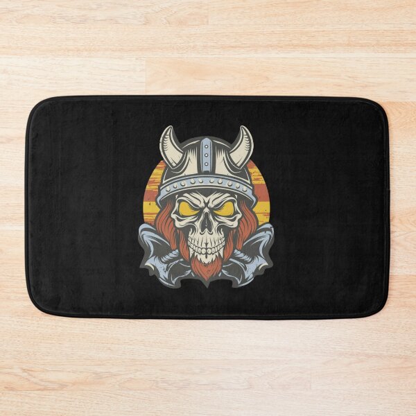 Item preview, American Traditional Vikings Skeleton Tattoo designed and sold by Goku Creations.