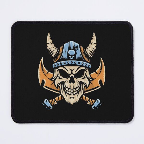 Item preview, American Traditional Vikings Skeleton Tattoo designed and sold by Goku Creations.