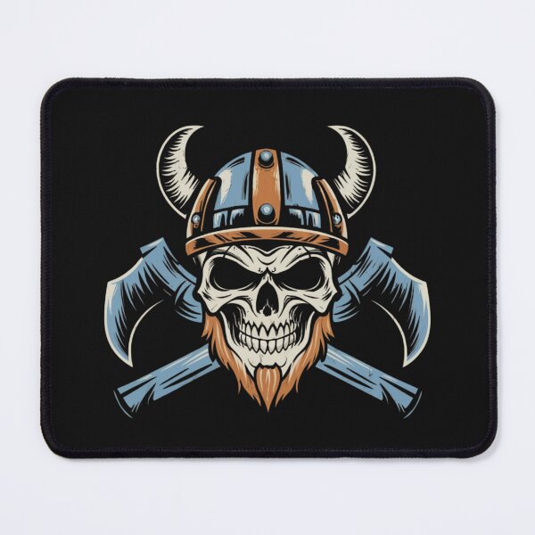 Item preview, American Traditional Vikings Skeleton Tattoo designed and sold by Goku Creations.