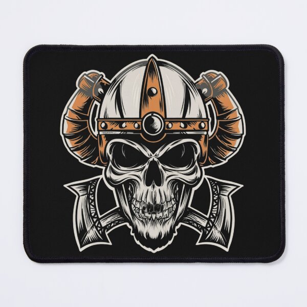 Item preview, American Traditional Vikings Skeleton Tattoo designed and sold by Goku Creations.