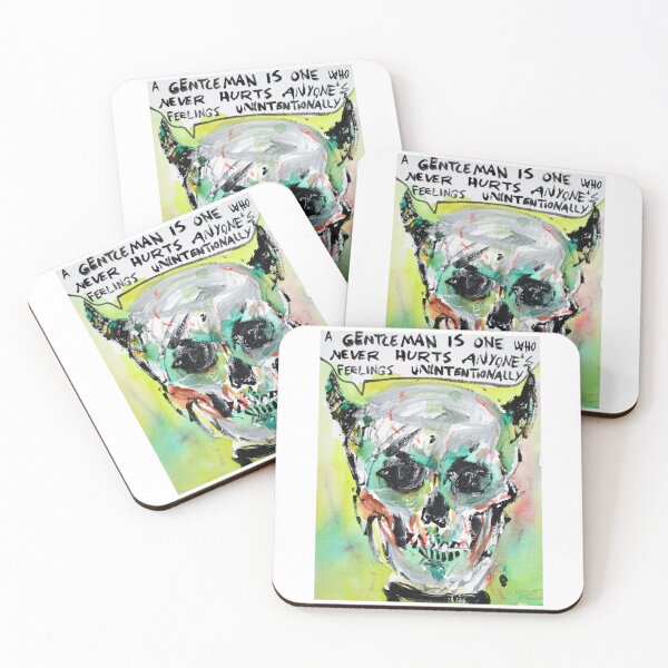 Item preview, SKULL quoting OSCAR WILDE .4 designed and sold by lautir.