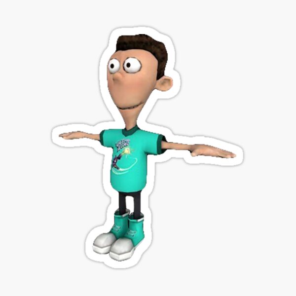 carl T posing Sticker for Sale by vapegod100