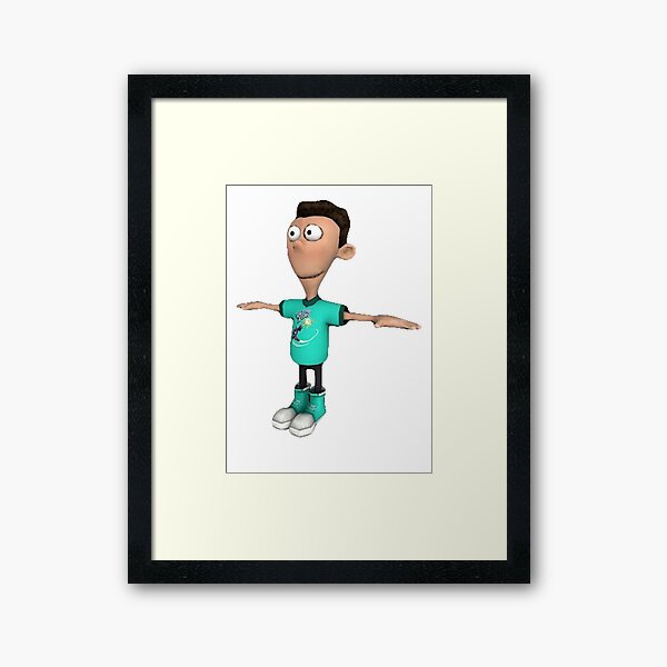 Sheen T-Pose | Framed Art Print