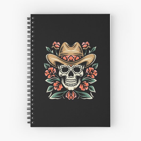 Item preview, American Traditional Cowboy Skull Tattoo designed and sold by Goku Creations.