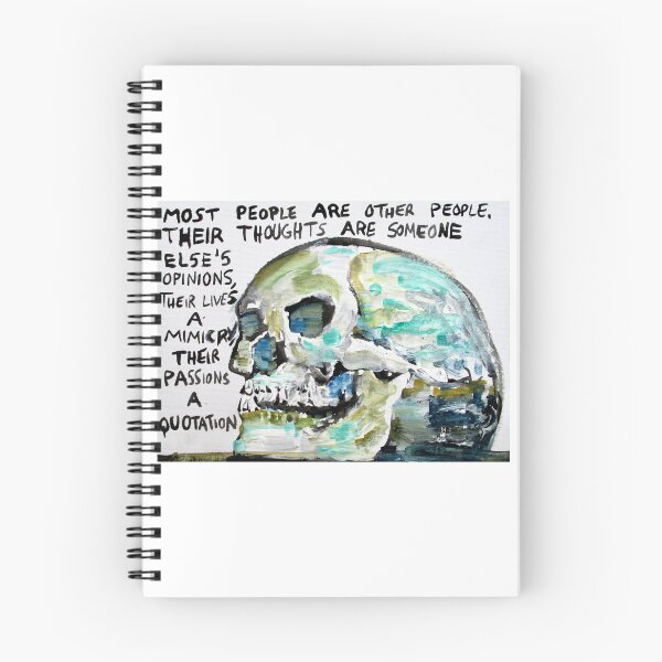 Item preview, SKULL quoting OSCAR WILDE .5 designed and sold by lautir.