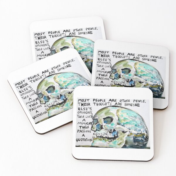 Item preview, SKULL quoting OSCAR WILDE .5 designed and sold by lautir.