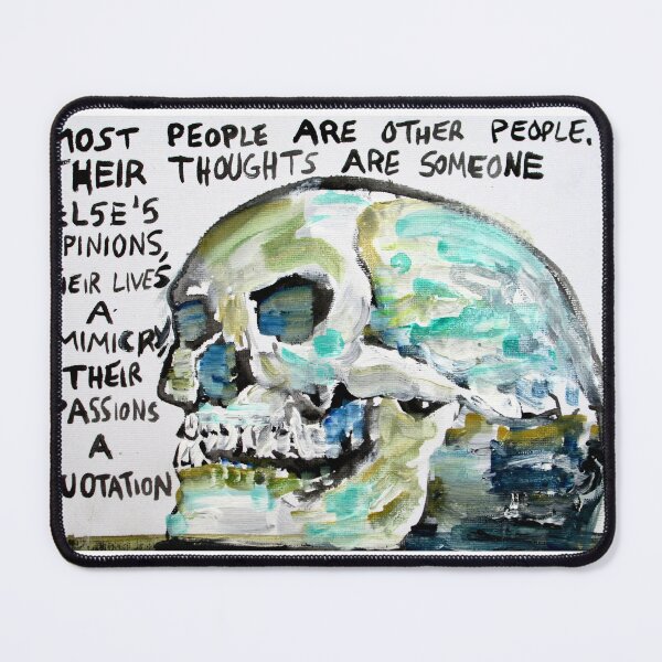 Item preview, SKULL quoting OSCAR WILDE .5 designed and sold by lautir.