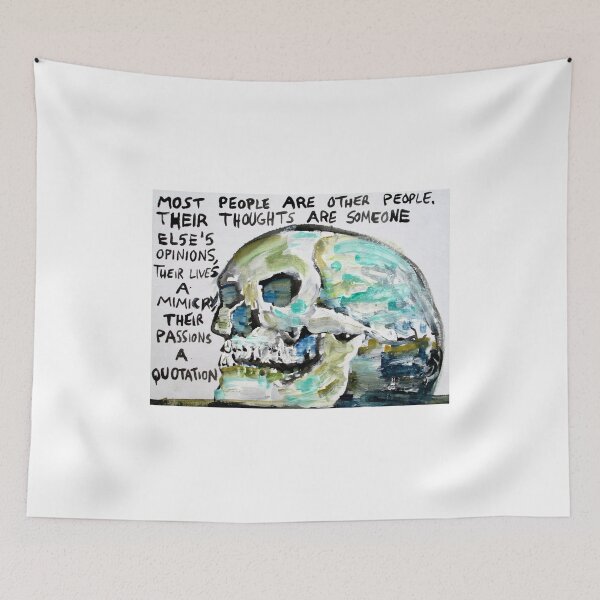 Item preview, SKULL quoting OSCAR WILDE .5 designed and sold by lautir.