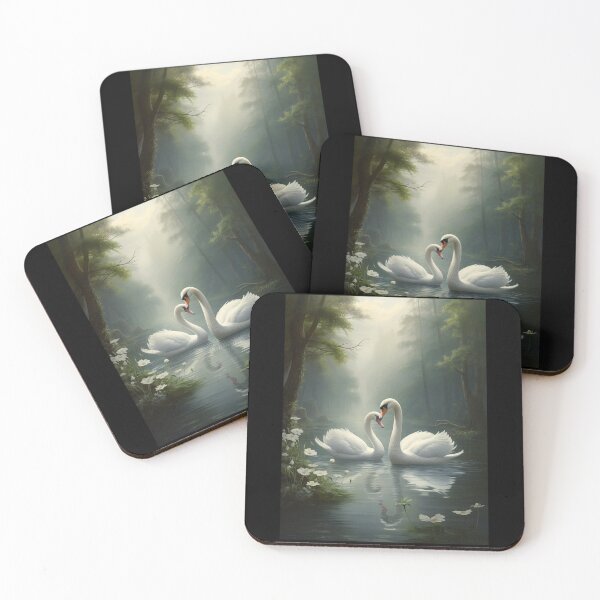 Item preview, Swan On Dreamy Lake designed and sold by CamilleNorris.