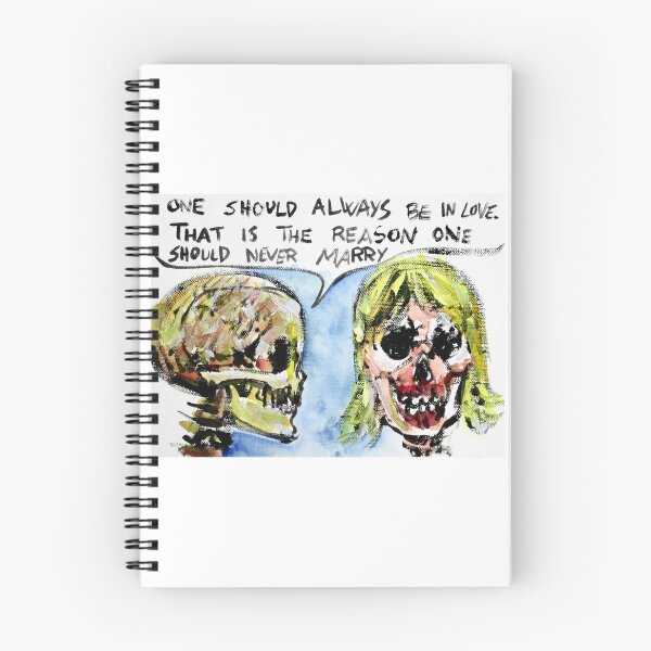 Item preview, SKULL quoting OSCAR WILDE .7 designed and sold by lautir.