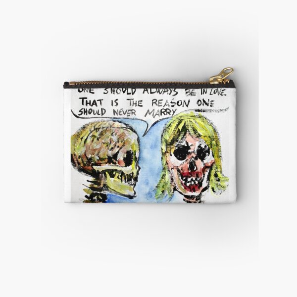 Item preview, SKULL quoting OSCAR WILDE .7 designed and sold by lautir.