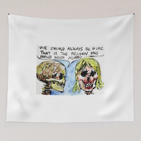 Item preview, SKULL quoting OSCAR WILDE .7 designed and sold by lautir.