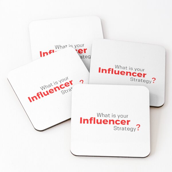 Item preview, What is your influencer strategy? (red) designed and sold by ProjectLui.