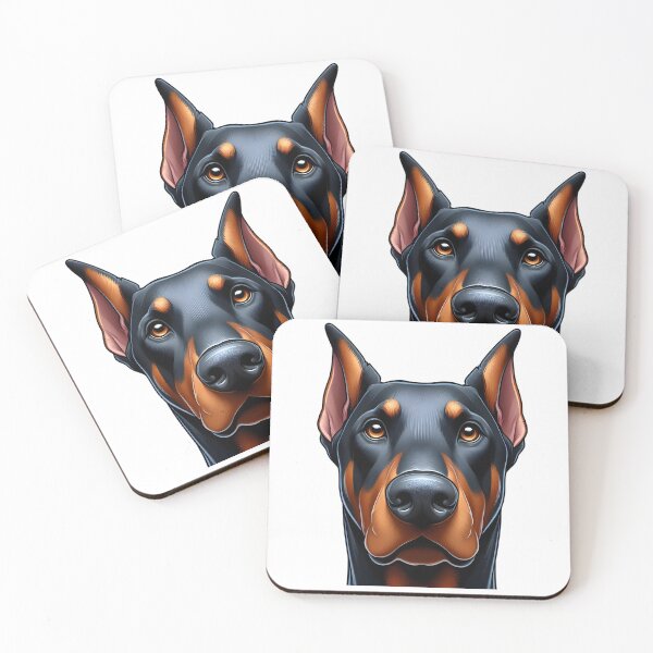 Aperçu de l'œuvre Doberman créée et vendue par Delamoon.