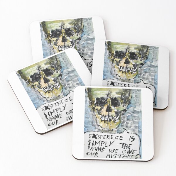 Item preview, SKULL quoting OSCAR WILDE .8 designed and sold by lautir.