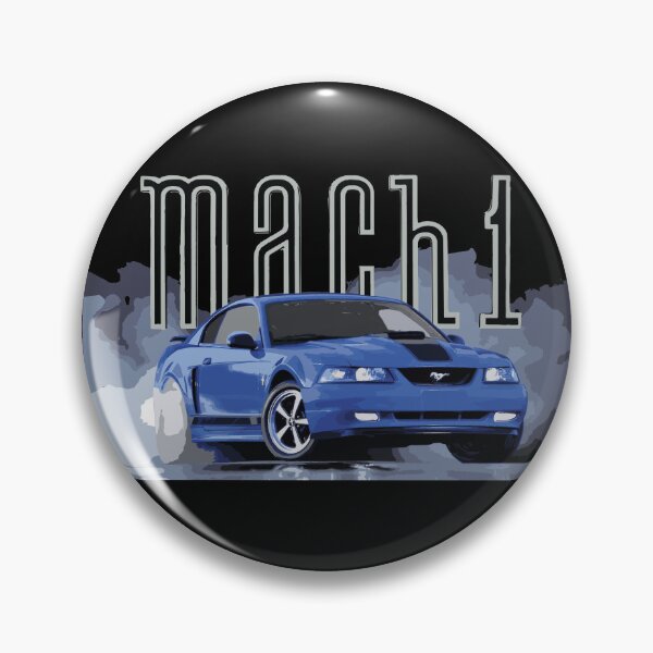 Item preview, azure blue mach 1 sn95 Mustang GT 4.6L V8 4th gen RETrO USA  designed and sold by cowtownCOWBOY.
