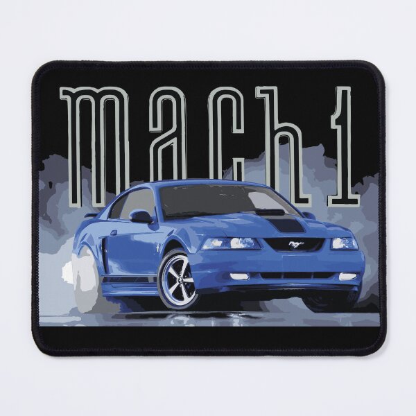 Item preview, azure blue mach 1 sn95 Mustang GT 4.6L V8 4th gen RETrO USA designed and sold by cowtownCOWBOY.