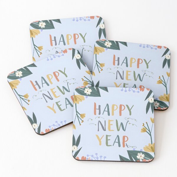 Item preview, HAPPY NEW YEAR 2024 FLOWER DESIGN designed and sold by denakh.