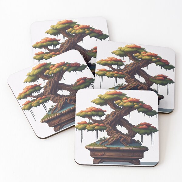 Item preview, Pixel Art Bonsai standing alone in a pot 16bitart designed and sold by Salimgor Hangaround Music.