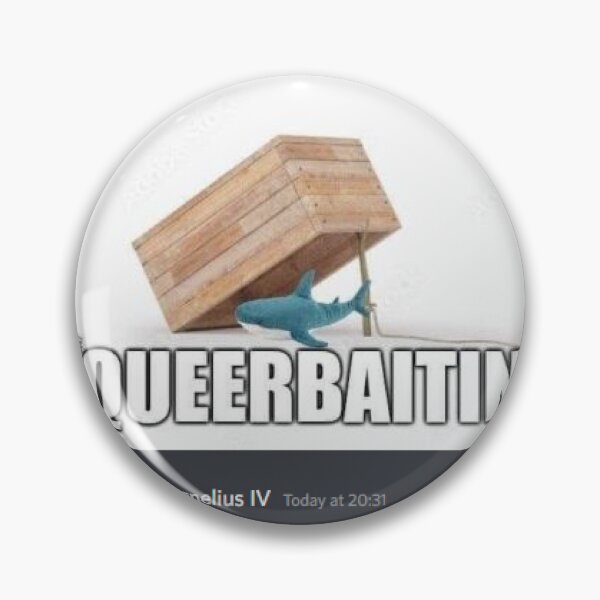 Item preview, queerbaiting designed and sold by cheriveemo.