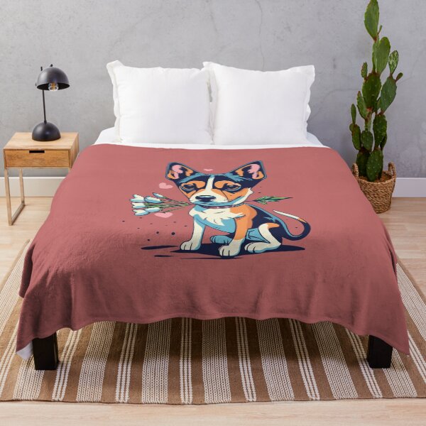 Item preview, Basenji Love on Valentine's Day designed and sold by VoyteksDesigns.