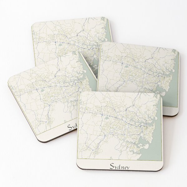 Item preview, Sydney Australia Named City Map - Hand-Drawn designed and sold by StylishStacks.
