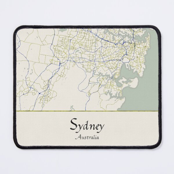 Item preview, Sydney Australia Named City Map - Hand-Drawn designed and sold by StylishStacks.