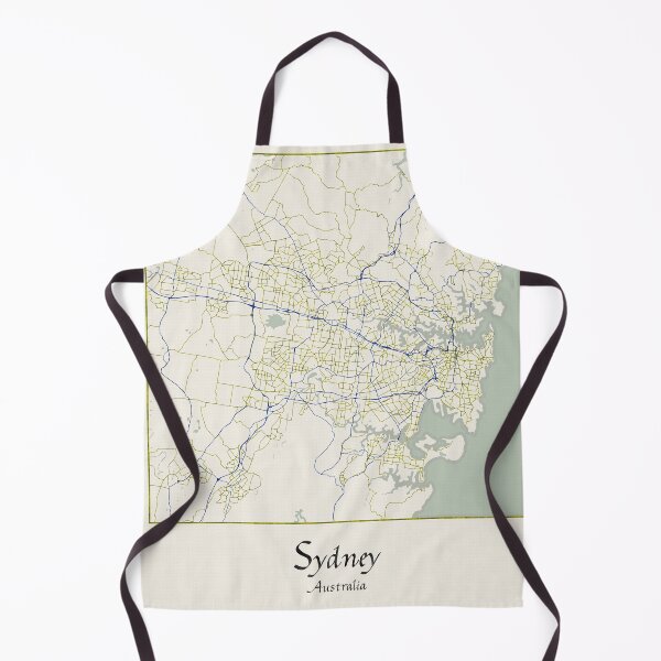 Item preview, Sydney Australia Named City Map - Hand-Drawn designed and sold by StylishStacks.