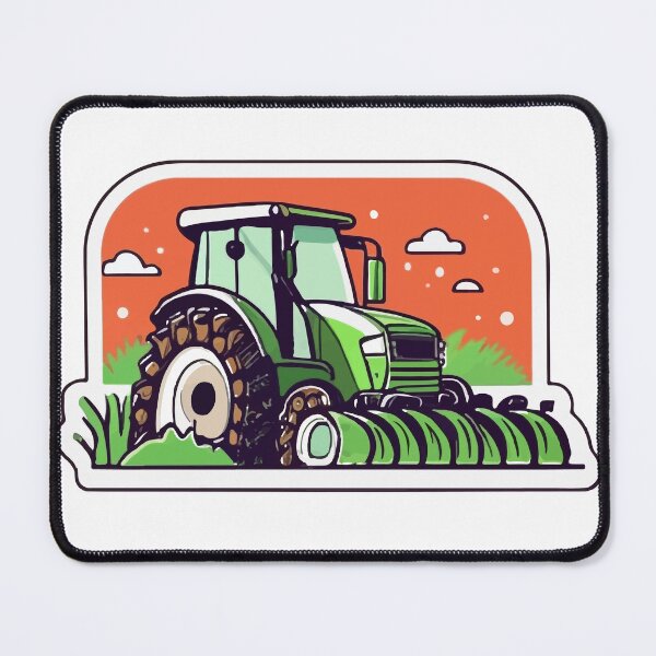 Item preview, Classic Tractor in Field - Farming and Agriculture designed and sold by NiftyWrx.