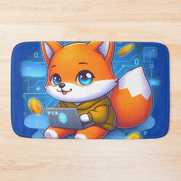 Item preview, a lovely fox with a laptop designed and sold by CTArtder.