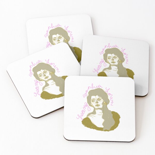Item preview, Young Sophia Loren portrait designed and sold by Mahle99.