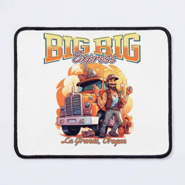 Item preview, Big rig express - Trucking and chucklin - keep trucking - American flag truck driver designed and sold by JansenGS.