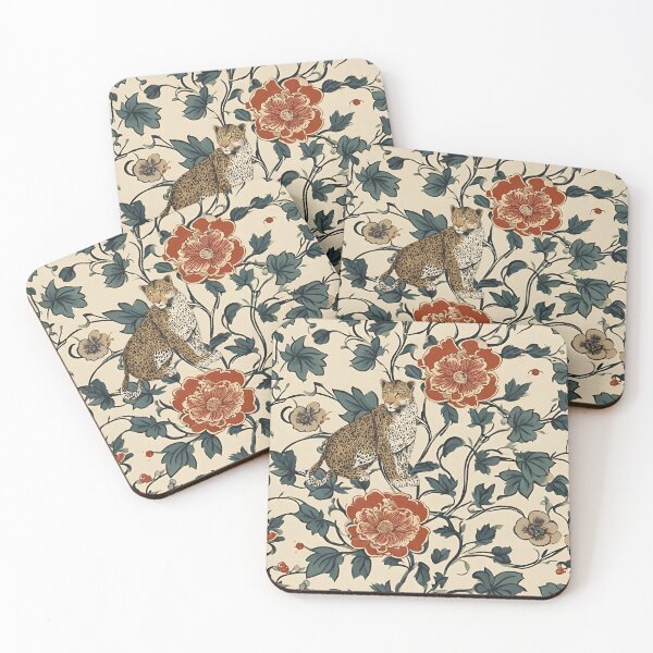 Item preview, Leopard on Bold Floral  designed and sold by AnimaliaStar.