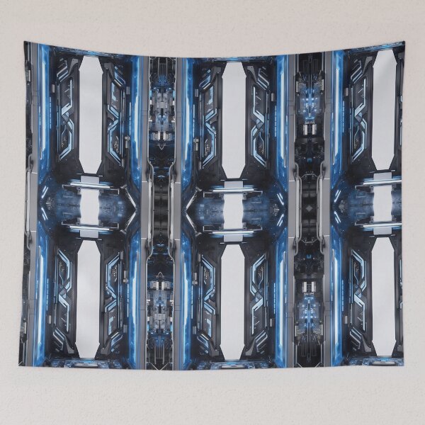 Item preview, Cybernetics - Black and Blue - 04 designed and sold by Mystic-Images.