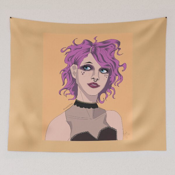Item preview, Emo punk woman designed and sold by vanityban.
