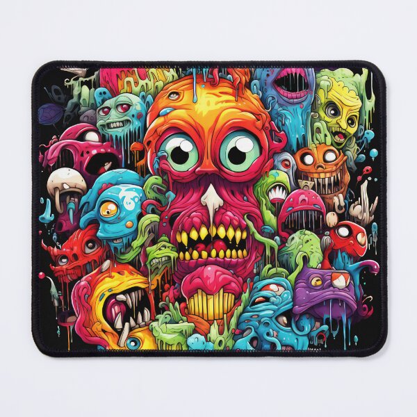 Item preview, Puppet Bad Trip, Creature Designs, Acid Smile, Psychedelic Fashion, Acid Puppet, Trippy Styles, Funny Monster designed and sold by psytrancedesign.