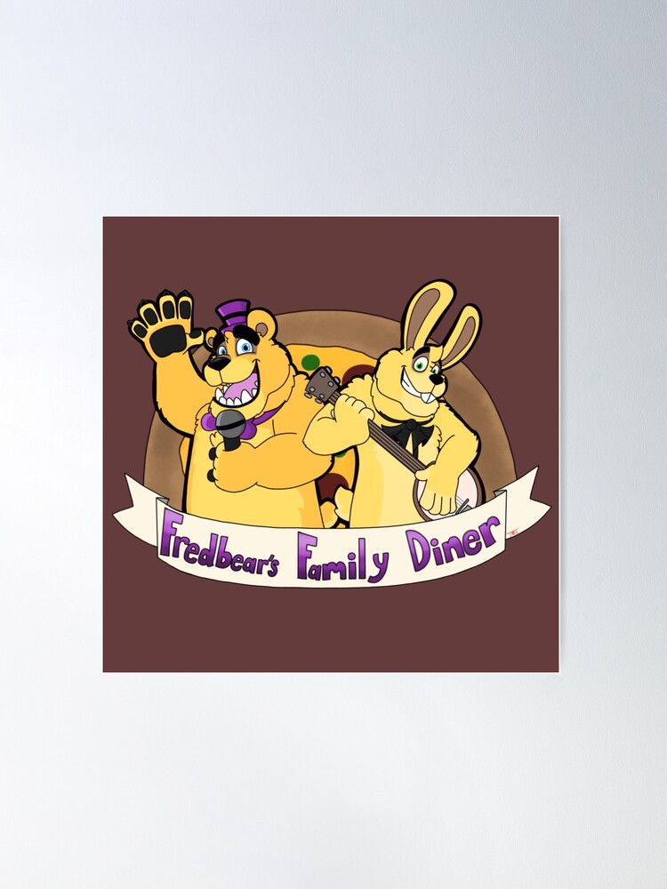 Fredbear's Family Diner posters, been a while since i made some of those :  r/fivenightsatfreddys