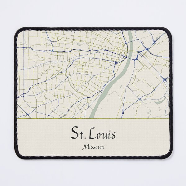 Item preview, St. Louis Missouri Named City Map - Hand-Drawn designed and sold by StylishStacks.