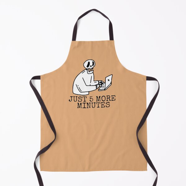 Item preview, Just five more minutes, Funny cyber geek design designed and sold by PellSilversmith.