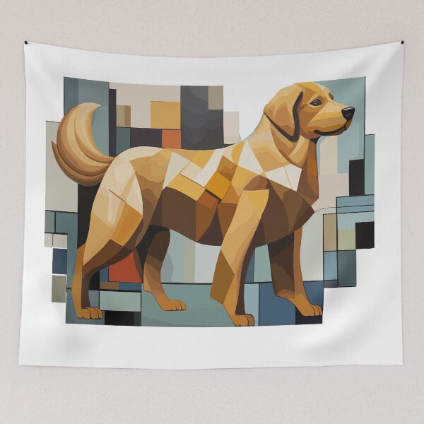 Item preview, Geometric Canine designed and sold by Andreas M. Mueller.