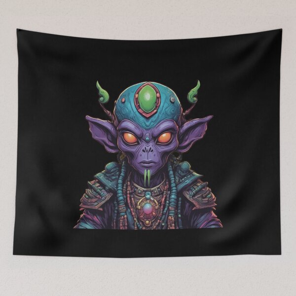Item preview, Celestial Visionary: Alien Shaman Aesthetics Unleashed designed and sold by Burn-Ego.