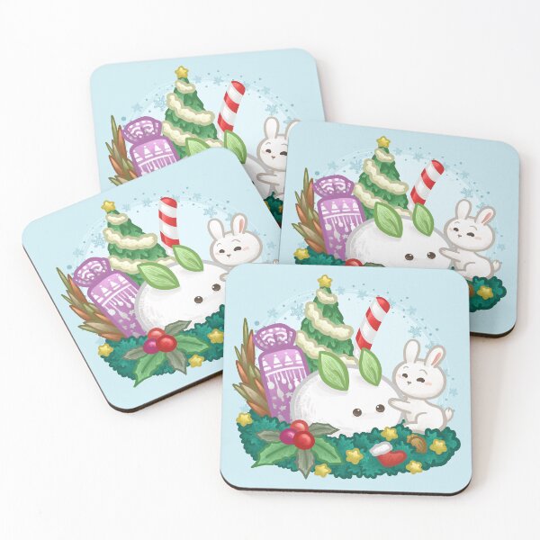 Item preview, Bunny Christmas Snow designed and sold by Khotekmei.