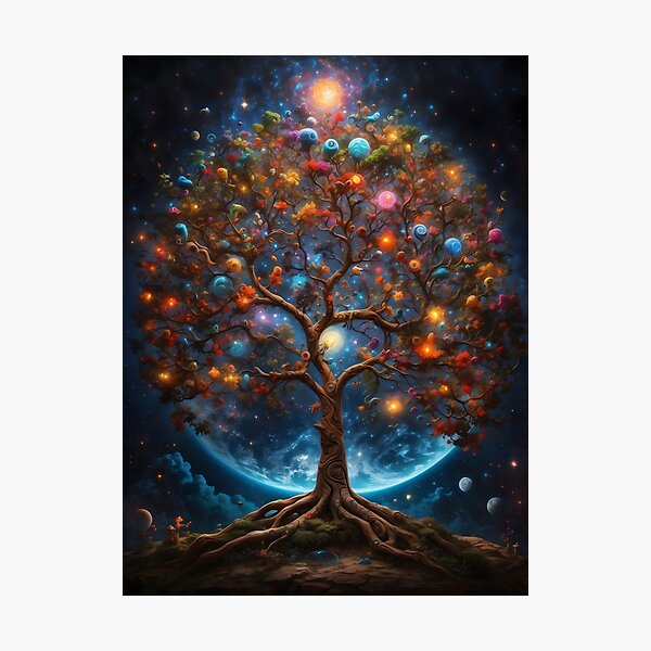 Item preview, Cosmic Tree of life: Celestial Wonder Wall Art Prints, Posters & More designed and sold by Art Royale.