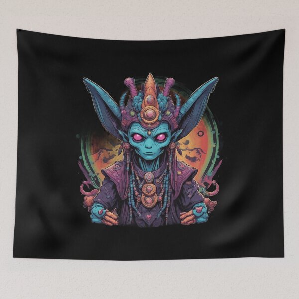Item preview, Starlight Serenity, Shamanic Alien, Kawaii Cute designed and sold by Burn-Ego.