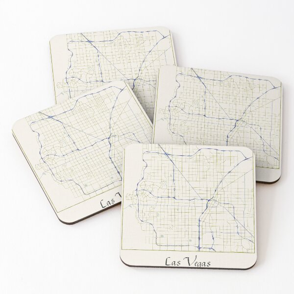 Item preview, Las Vegas Nevada Named City Map - Hand-Drawn designed and sold by StylishStacks.