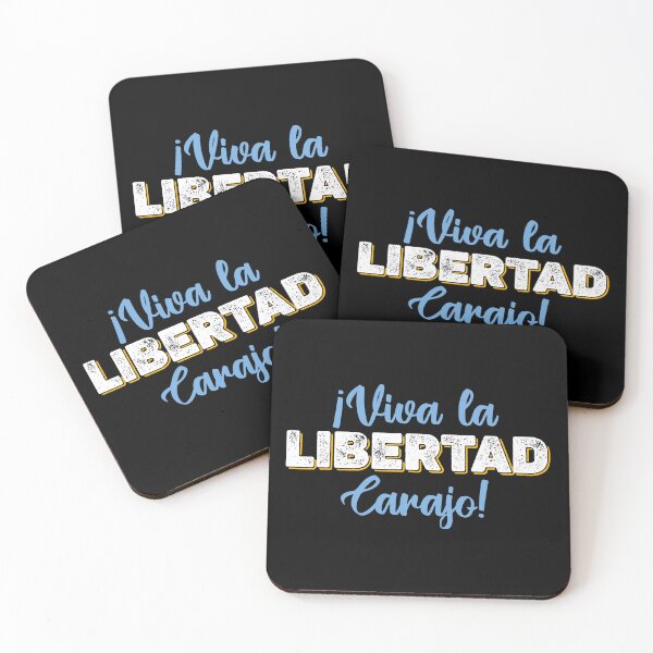 Item preview, VIVA LA LIBERTAD CARAJO designed and sold by Politicas.