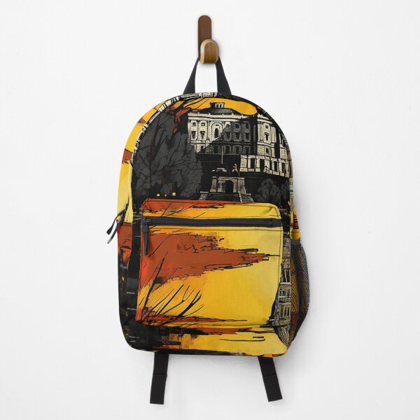 Item preview, Washington city landscape poster colorful travel vintage graphic designed and sold by wonderfulpark.
